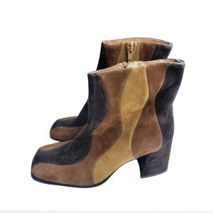 Jeffrey Campbell Lava Lamp Suede booties